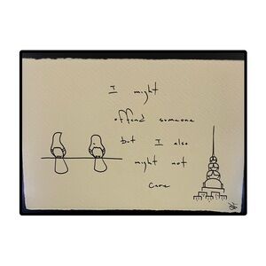 5”x7” Pigeon Be Pigeon Wall Art